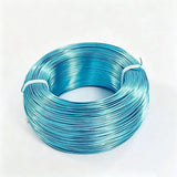 DIY Aluminum Wire 02# lake blue DIA 1.0mm (0.0394")