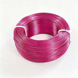 DIY Aluminum Wire 05# rose pink DIA 1.0mm (0.0394")