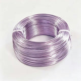 DIY Aluminum Wire 06# light purple DIA 1.0mm (0.0394")