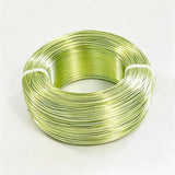 DIY Aluminum Wire 08# chartreuse DIA 1.0mm (0.0394")