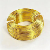 DIY Aluminum Wire 14# gold DIA 1.0mm (0.0394")
