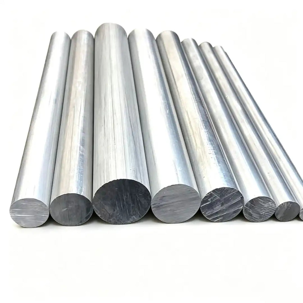 Spindles and gear blanks machined from 2 inch 6061 aluminum bar