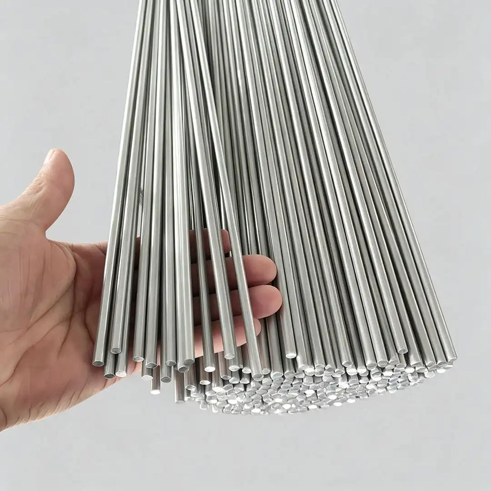 1/4 inch 6061 aluminum rod cut to custom straight lengths