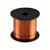 Enameled copper magnet wire wound into electric motor stator coil for motor repair