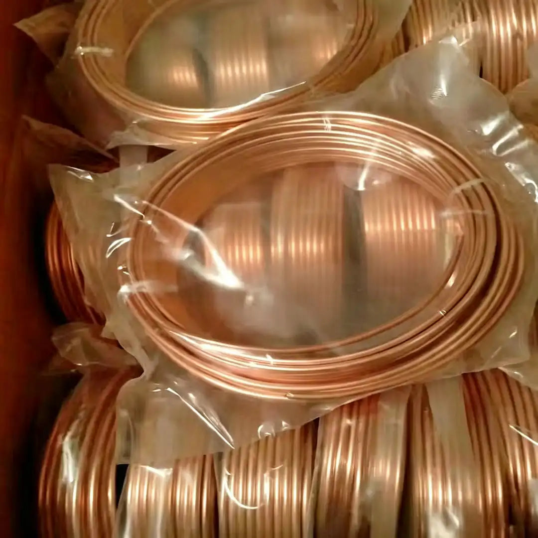 Soft Temper Pure Copper Tube Flexible Coiled Copper Tubing