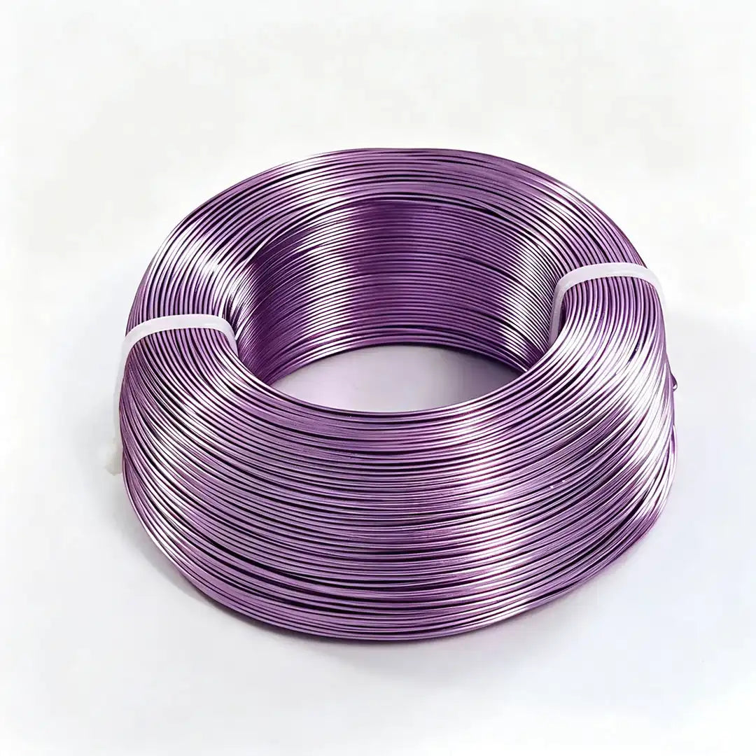 DIY Aluminum Wire 22# light purple DIA 1.0mm (0.0394")