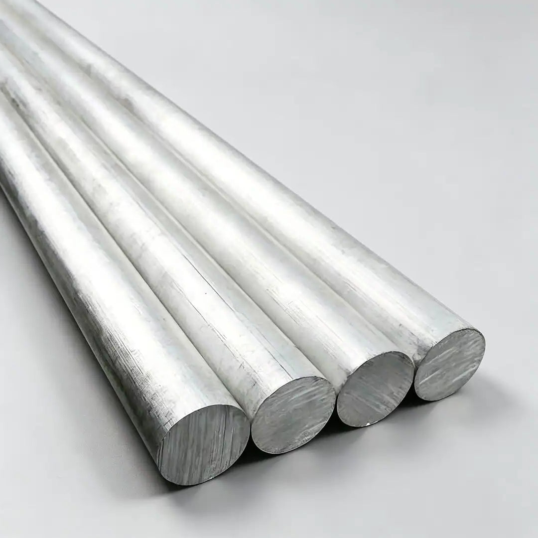 Spindles and flanges machined from 1 inch 6061 aluminum rod
