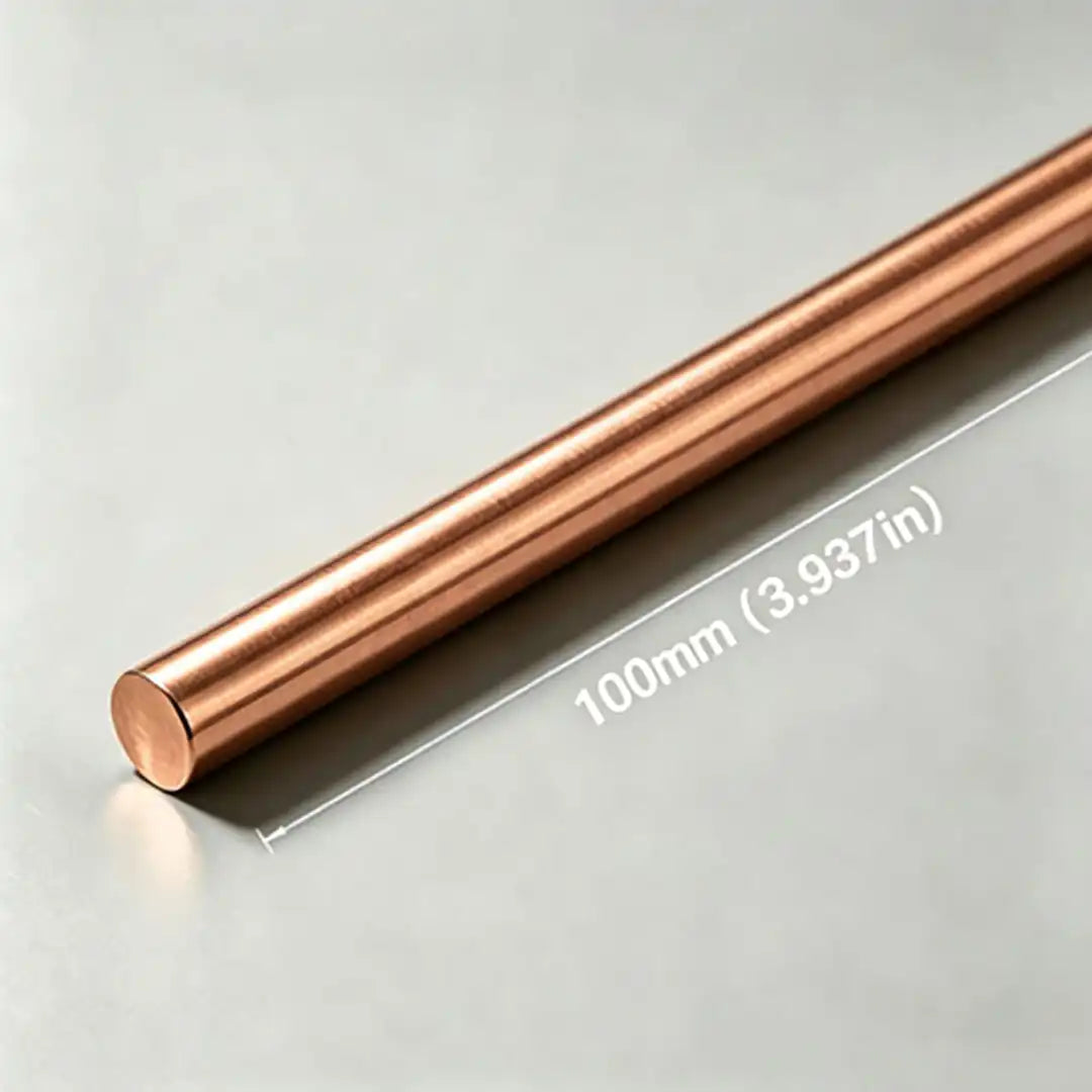 C11000 Pure Copper Bar Dia 15mm (0.591") Electrolytic Copper Rod