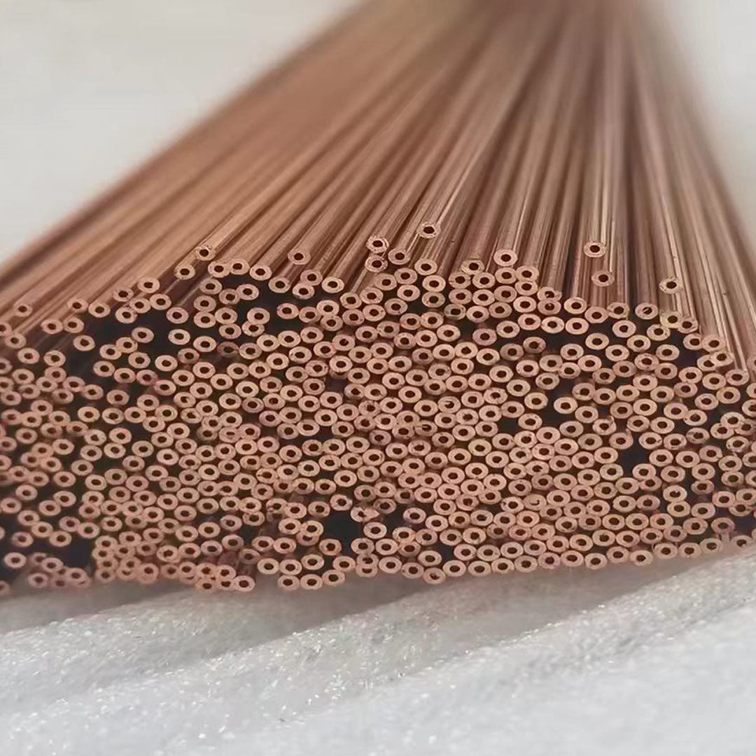 Pure Copper Hollow Tube 3mm (0.118") OD x 0.5mm (0.02") WT Annealed Tube