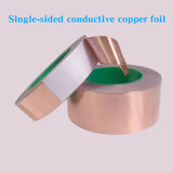 Double-sided conductive copper foil with adhesive backing used for grounding and bonding