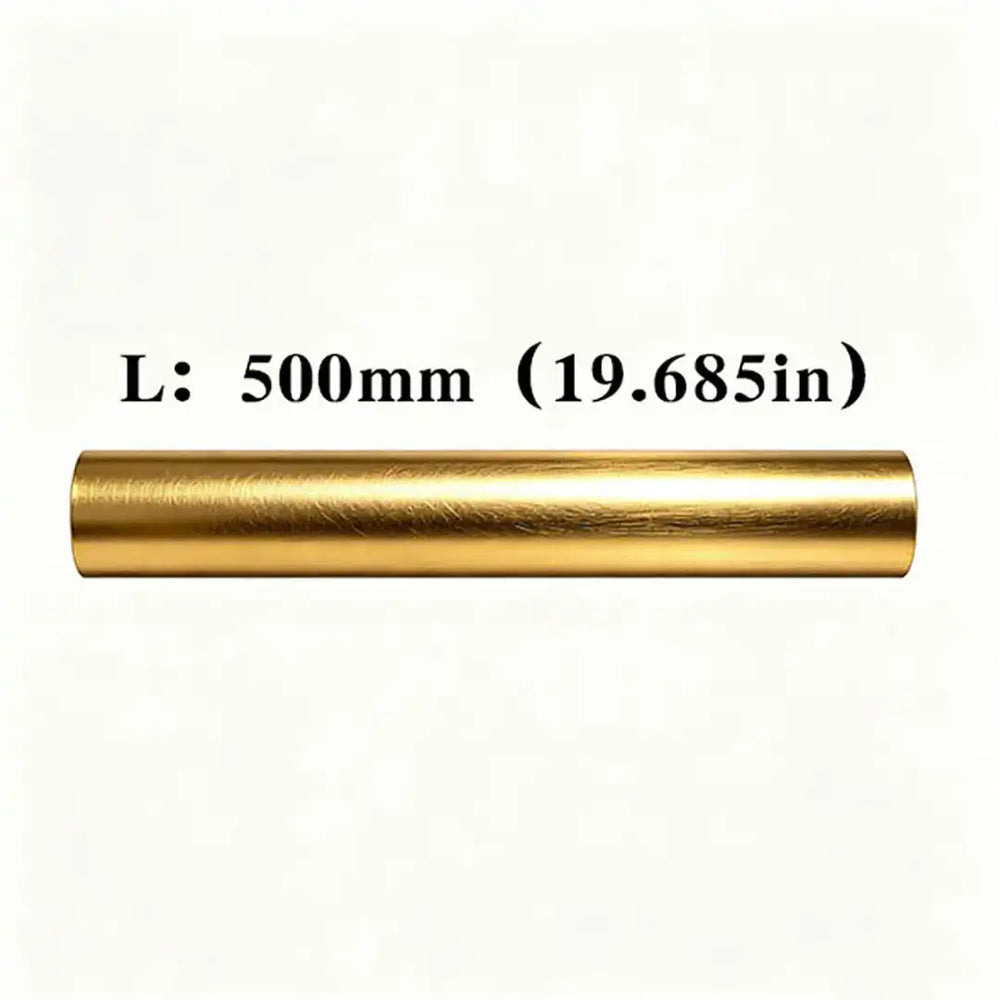 Precision custom length cutting service for solid brass round bars