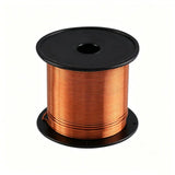 Enameled copper magnet wire wound into electric motor stator coil for motor repair