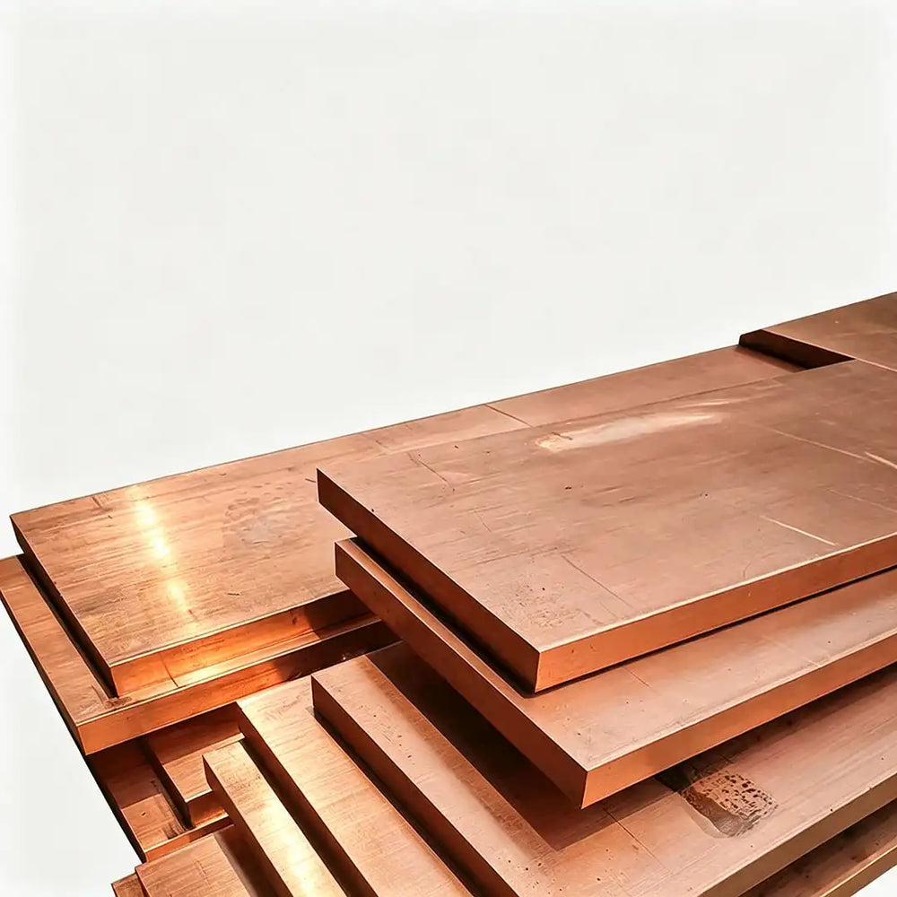 Cut to size pure copper 110 copper plate blanks ready for CNC machining