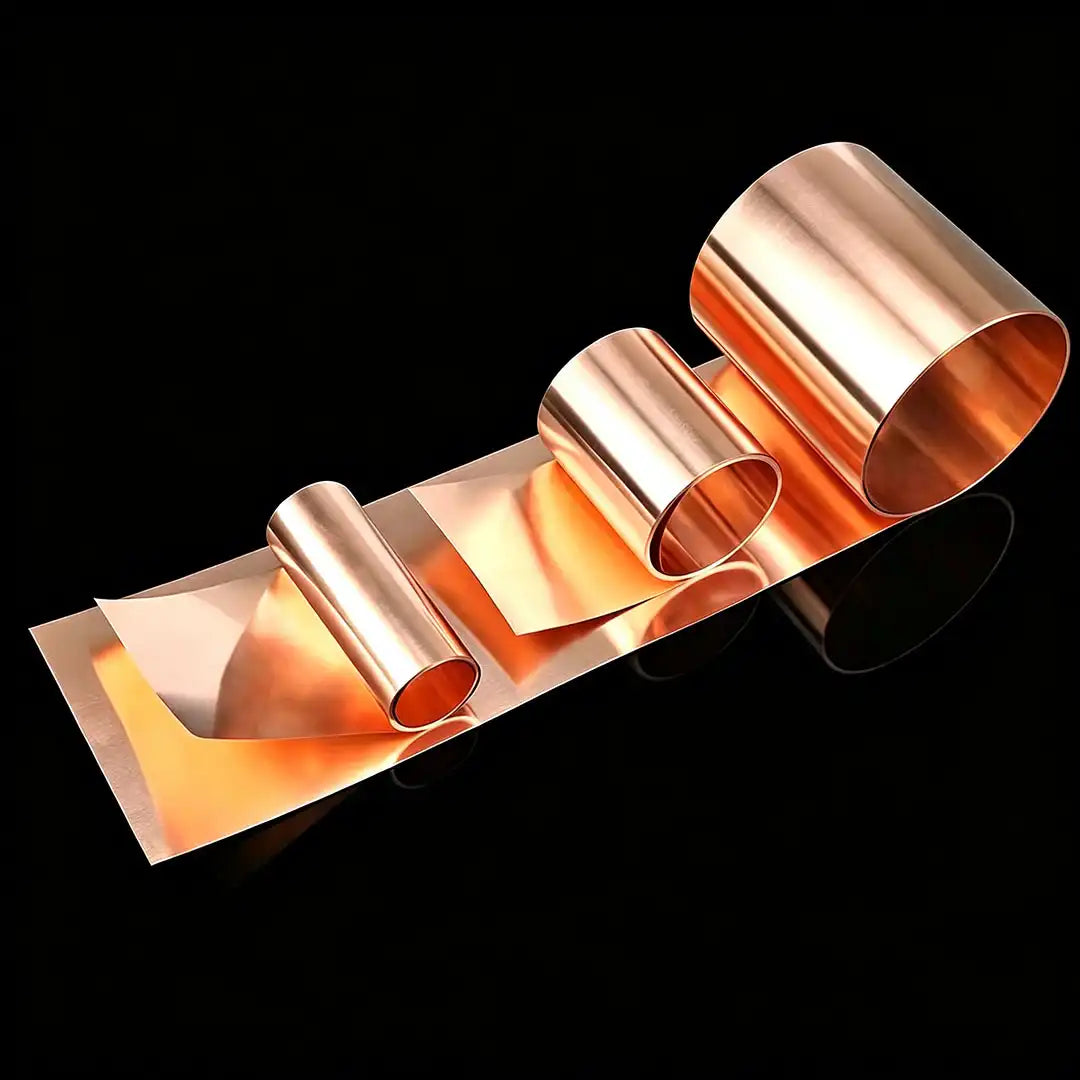 Pure copper 110 thin copper foil rolls and cut sheets for shielding and electronics