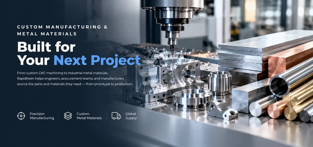 RapidKeen custom CNC machining and industrial metal materials