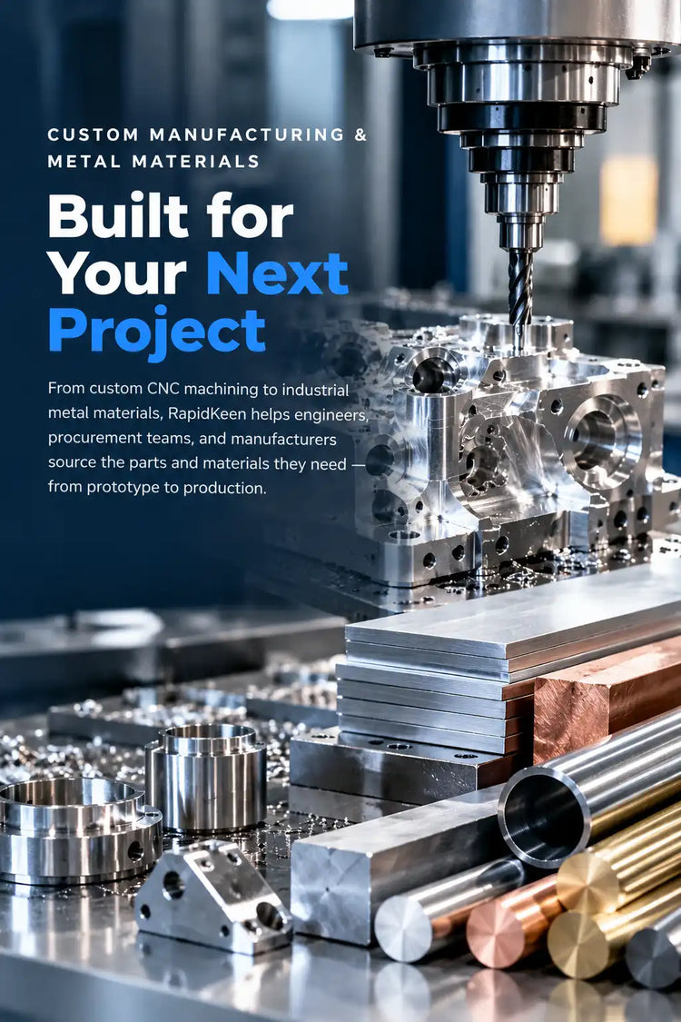 RapidKeen custom CNC machining and industrial metal materials