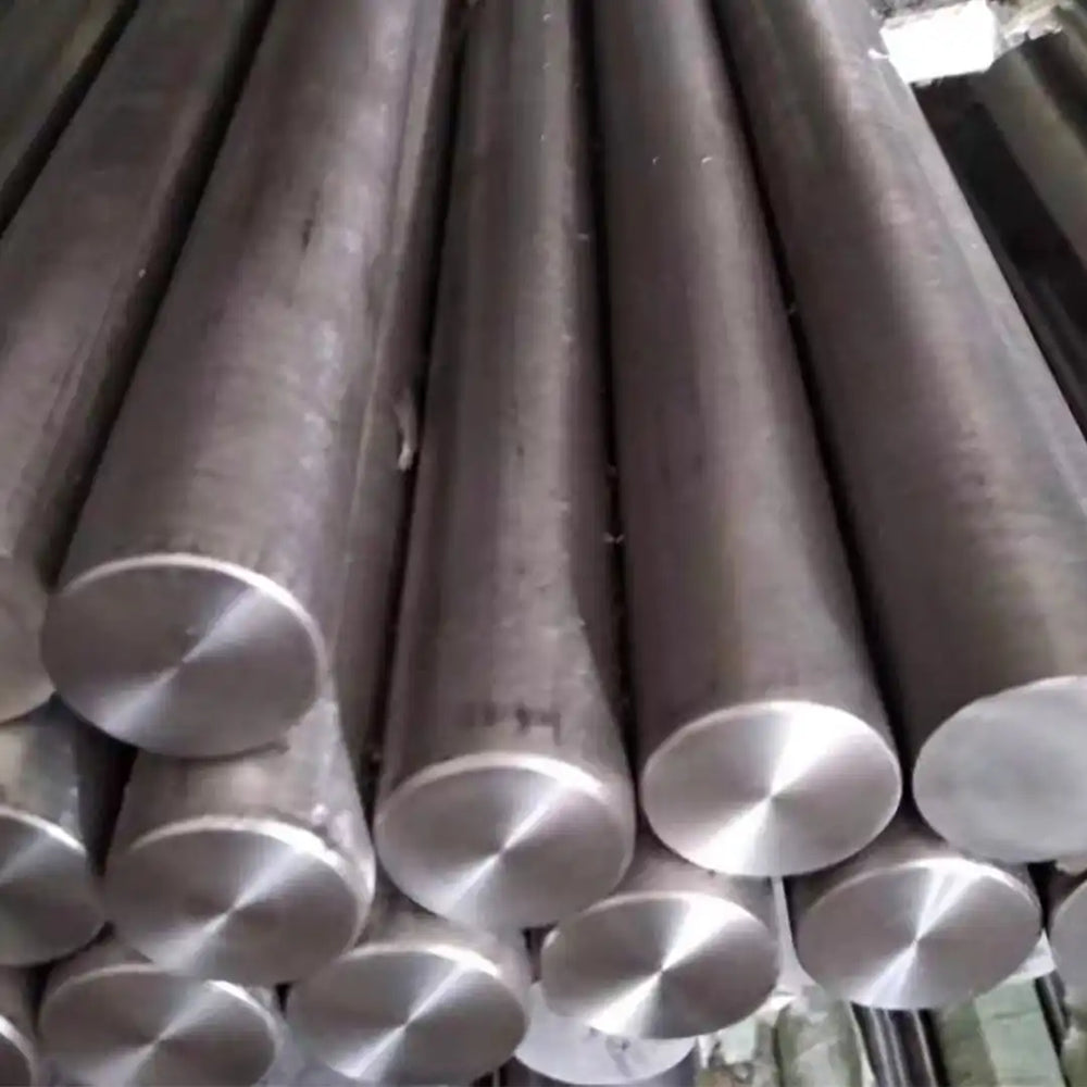 Titanium alloy round bar with precision turned and polished bright surface finish